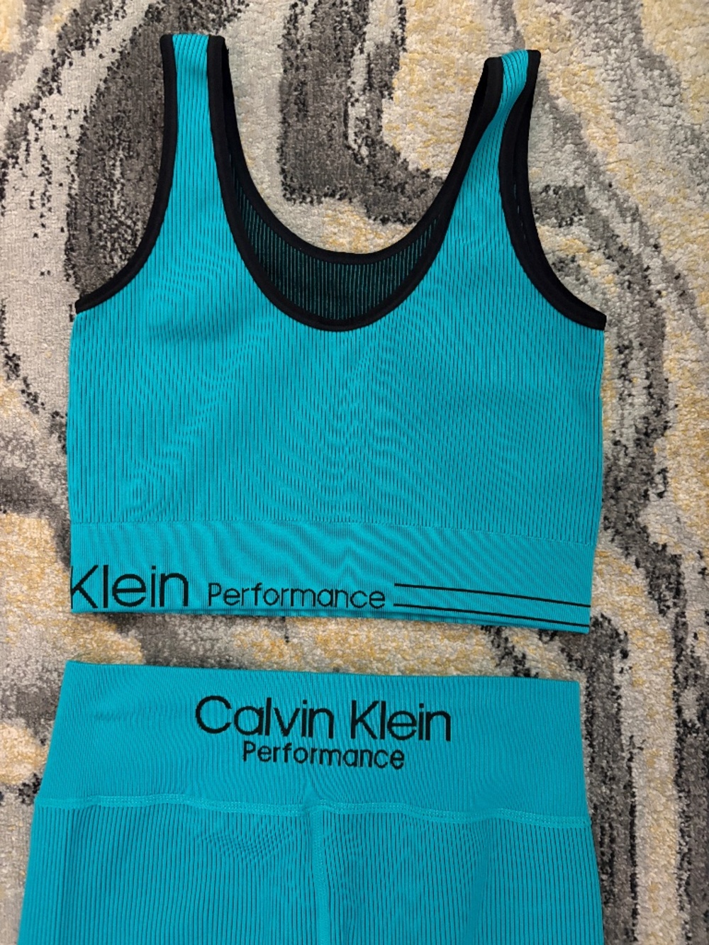 Calvin Klein Performance Legging and Crop Tank Set